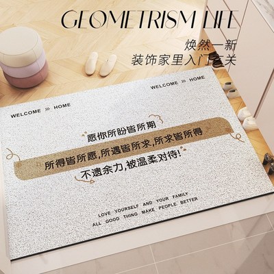 地垫入户门垫耐脏进门大门口脚垫门外2F024新款可裁剪玄关丝圈地