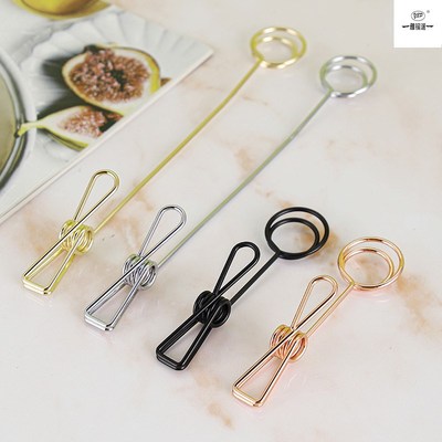 立式价格标签夹子桌卡广告夹桌号牌夹面包甜品店R商品标价签展示