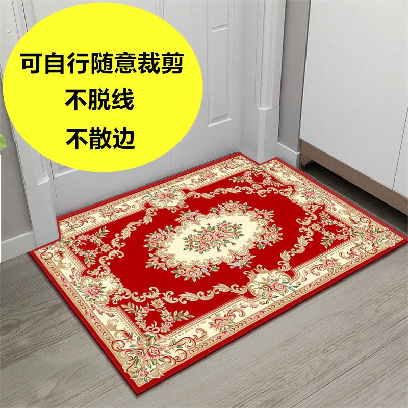 欧式地垫门垫进门家用吸水防滑入户门脚垫门口门厅卧室地毯可裁剪