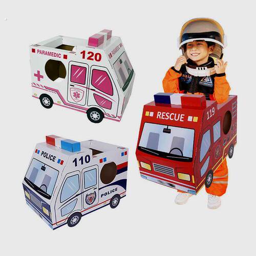 可穿戴纸箱恐龙幼儿园废物利用衣服装男孩废品手工制作业男童走秀