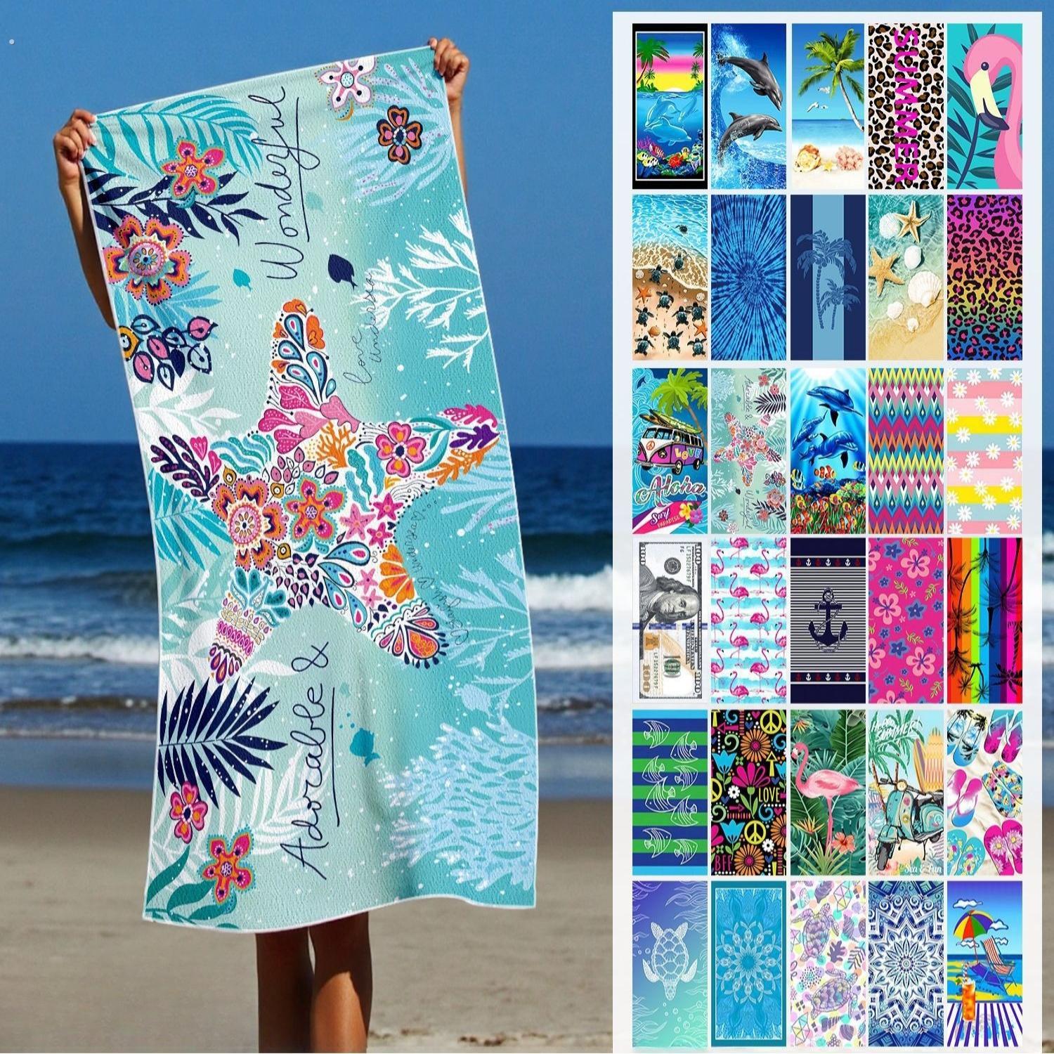 速干斗篷沙滩巾毛巾海边度假沙滩浴巾吸水浴袍运动女夏毛巾吸水巾