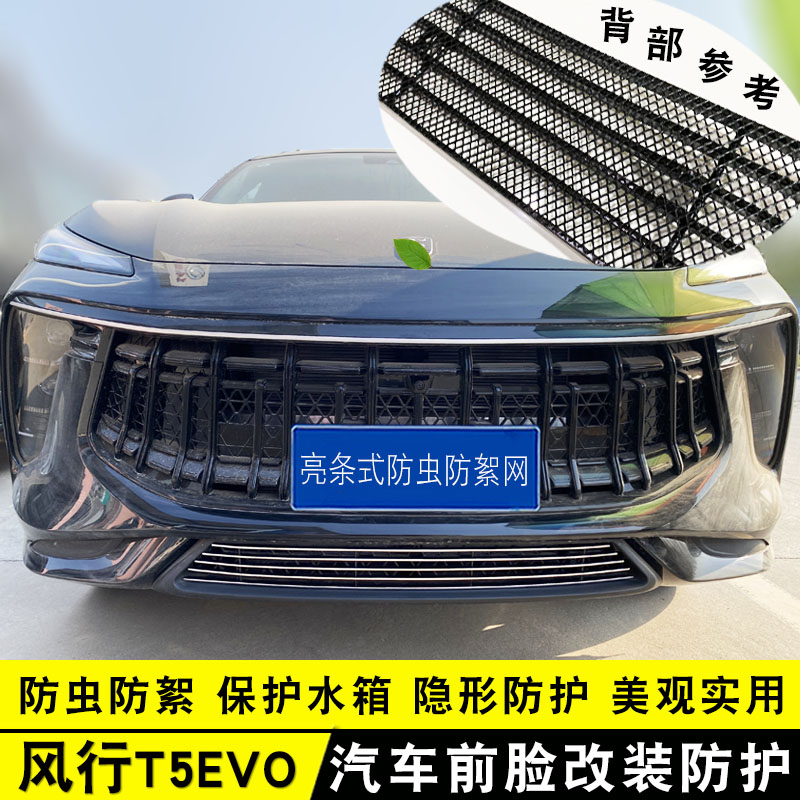 东风风行t5evo中网外观改装饰条 前脸专用防护汽车用品配件防虫网