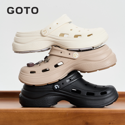 GOTO乐福2025新款防滑耐磨洞洞鞋