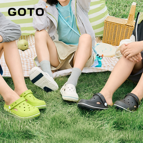 GOTO儿童男女童洞洞鞋沙滩鞋拖鞋