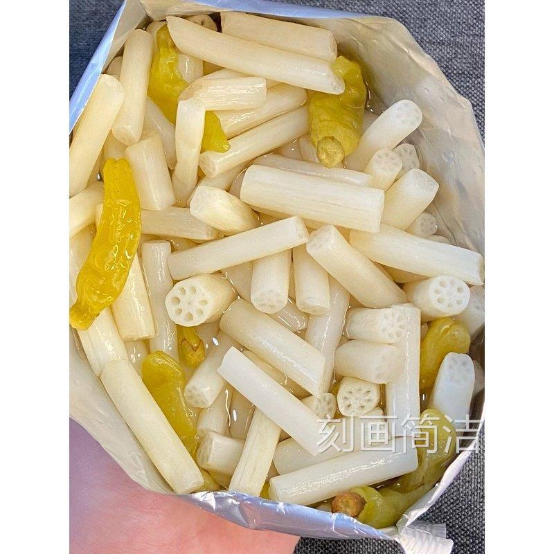 藕带泡椒洪湖泡椒藕带湖北特产即食泡椒藕尖酸辣藕带泡藕带泡藕节