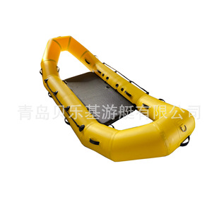 冰面救生筏消防应急充气式水上漂浮救援筏可折叠气垫香蕉船救援装