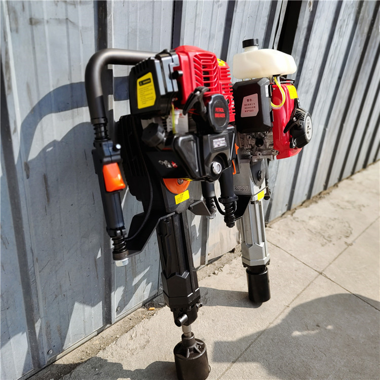 果园支架高速护栏打桩机 二冲程汽油植桩机 手持式植桩机