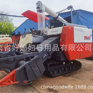 cheap Used Kubota CX108Q Rice Corn Wheat Combine harvester