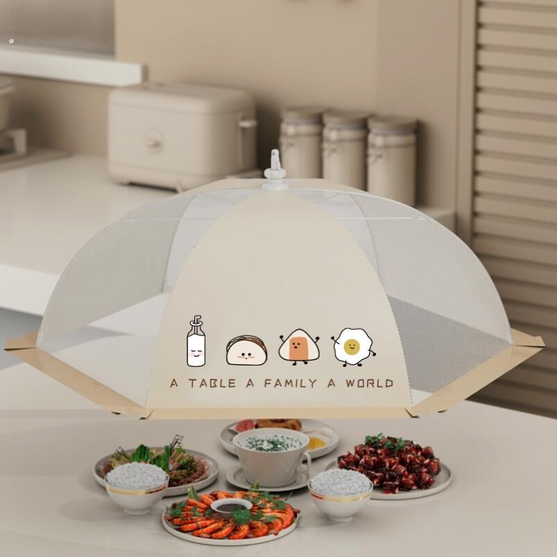 饭桌盖菜罩2024新款家用罩菜神器可折叠饭菜罩子遮灰罩保温食物罩