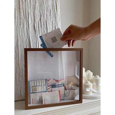 票根相框旅行机票景区门票车票演唱会电影收纳收集收藏票据相框