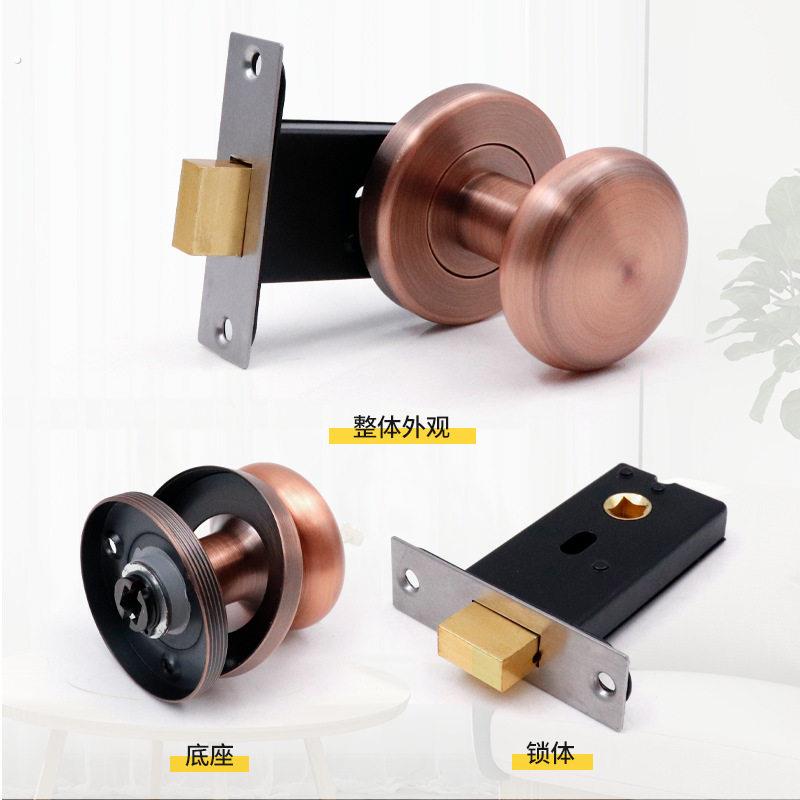 隐形门锁简约拉手衣柜门把手实木门单面锁暗锁室内执手背景墙