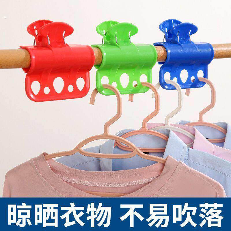 强力户外防风夹子晾衣服夹子固定神器卡扣防掉落加厚小型晒衣架