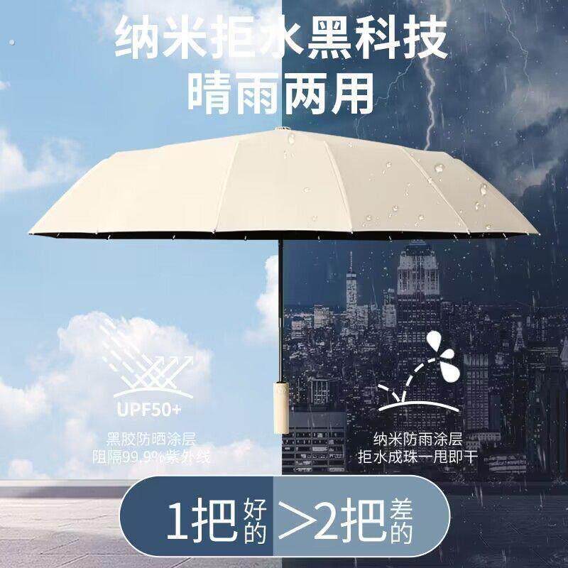 男款防暴新款晴雨32骨雨伞号加粗大女2024雨伞号坚固耐用超大两用