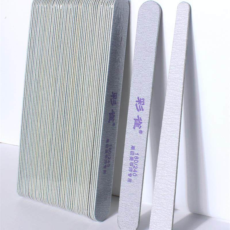彩雀指甲挫条美甲专用工具砂条光疗打磨条薄甲面细砂真甲修甲搓条