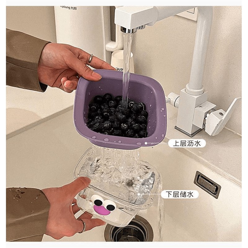 【下单立减50】轻奢迷你沥水篮厨房客厅茶几家用多功能简约菜篮