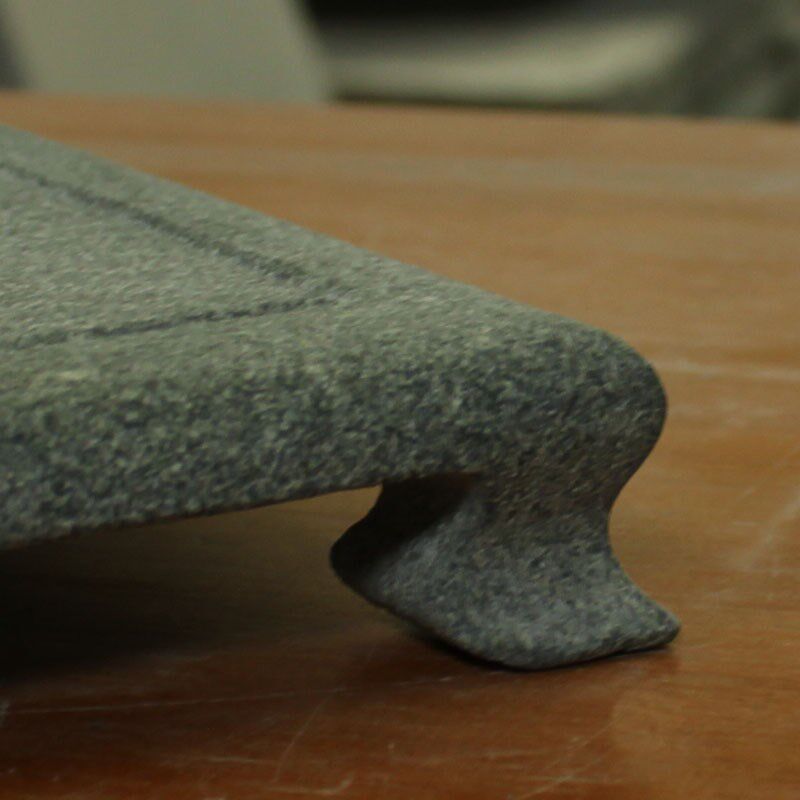 底座青石案台桌面摆件小干泡台石花架长方形石头台座天然石材简约