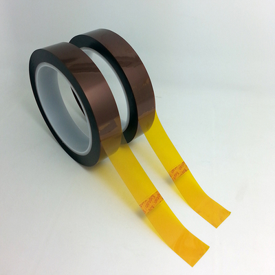 加厚金手指胶带茶色高温胶PI聚酰亚胺薄膜耐高温绝缘纸锂电池捆绑