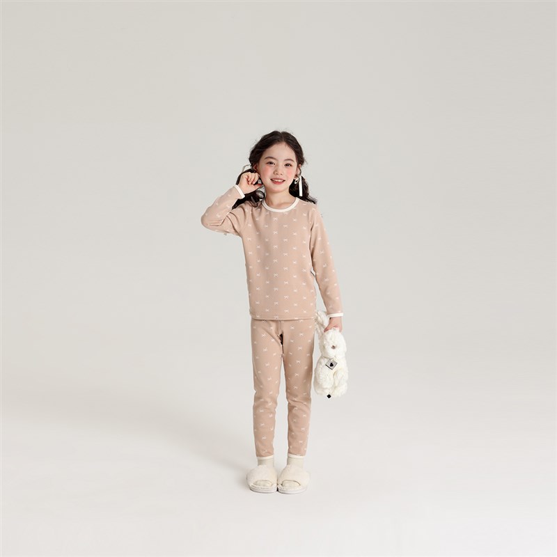沫沫家童装秋装儿童睡衣睡裤套装2024春秋季新款女童休闲家居服