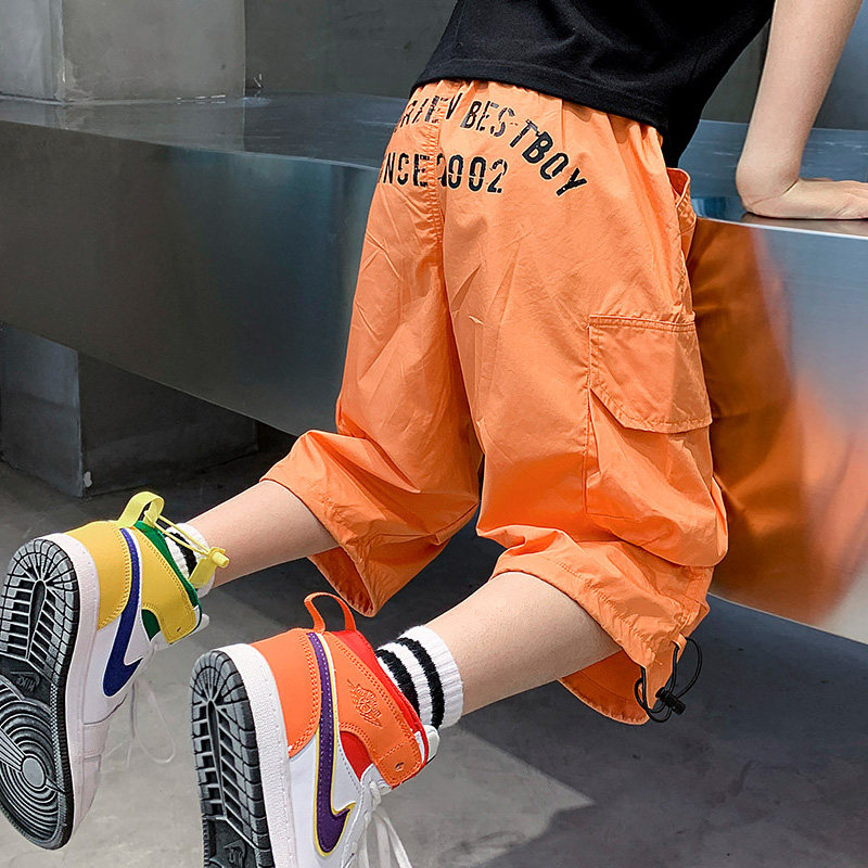 男童短裤夏季儿童宽松工装裤7大童休闲裤夏款薄款裤子男孩七分裤,童装/婴儿装/亲子装,裤子,淘宝优惠券,粉丝福利购,淘宝优惠卷