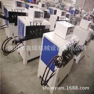 首域直供数控高精度钢筋卷圆机伺服骨架打圈机扁铁法兰成型机
