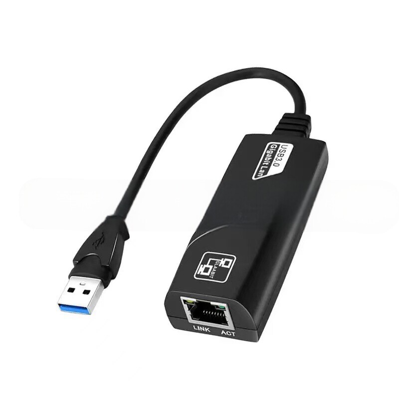 USB 3.0千兆网卡 免驱type-c转RJ45网卡转接口电脑外置转化器现货