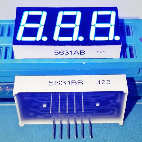 直供056英寸3位LED数码管5361AB