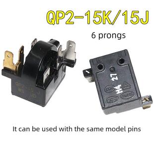 适用奥马冰箱冰柜冷柜压缩机启动器 QP2-15K/22K启动器继电器配件
