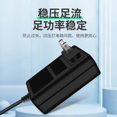 12V2A本博璐瑶金凯瑞希楠车载颈椎按摩枕电源适配器3米加长充电线