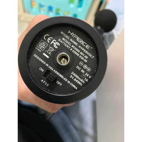 适用Hyperice24V1A充电器hypervolt肌肉筋膜放松按摩枪电源插头线