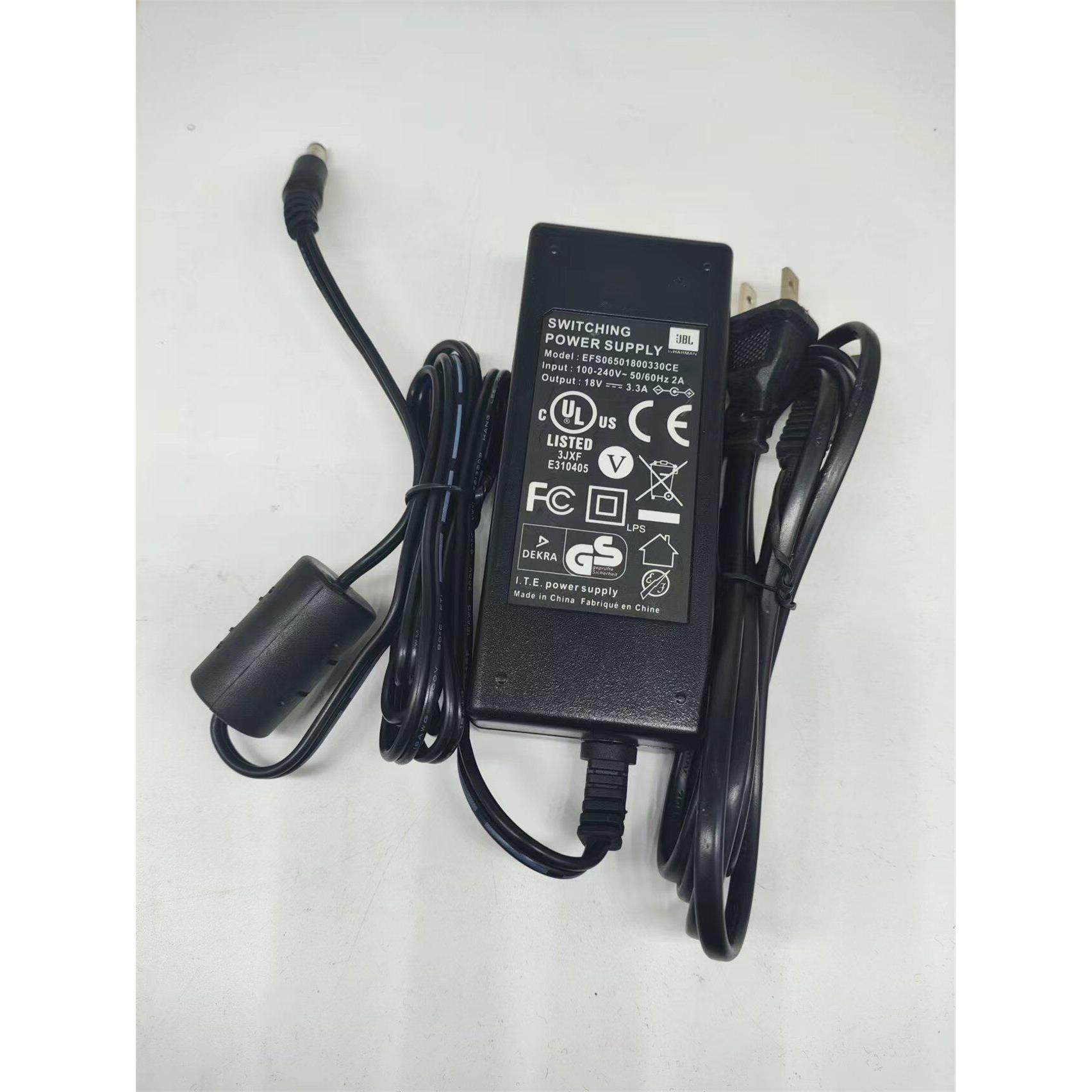 JBL音响音箱EFS06501800330CE电源线适配器DC18V3.3A圆口充电器 3