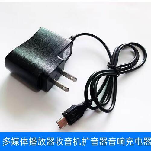 适用/先萪 多媒体插卡播放器老人收音机充电器USB数据线扁孔3290