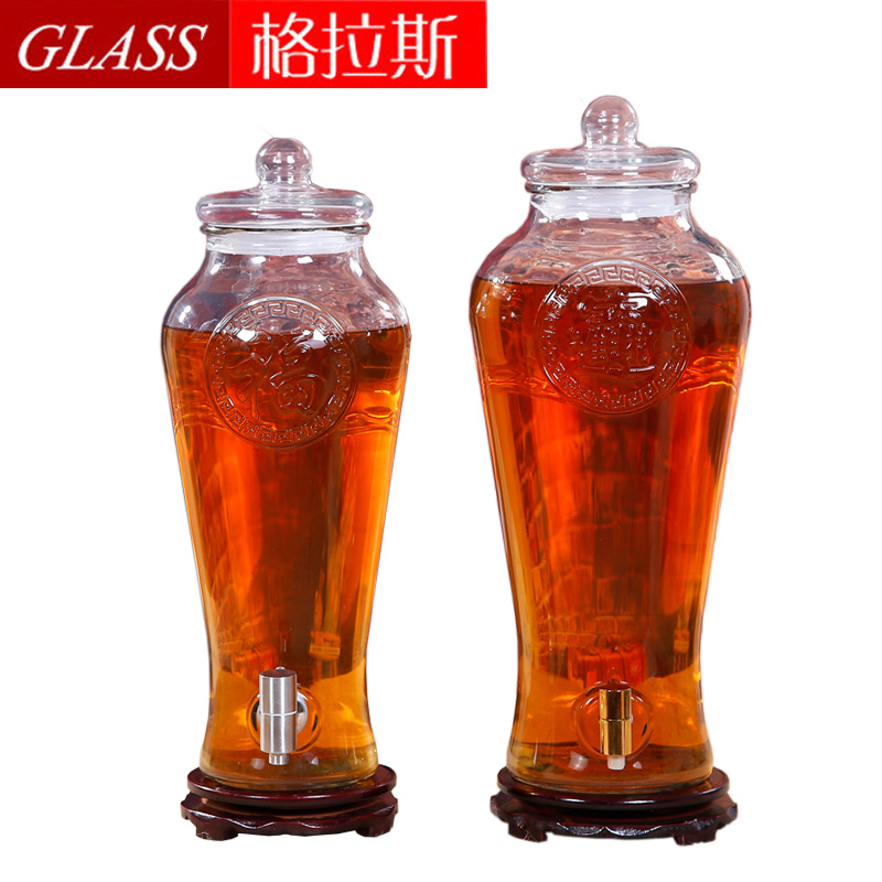 包邮人参泡酒瓶泡酒坛子酿酒无铅玻璃瓶密封罐养生药Z酒瓶酵素瓶