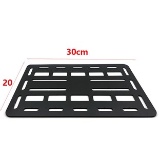 摩托车改装边箱边挂碳钢支架板战术E挂板边包侧挂包多功能拓展板