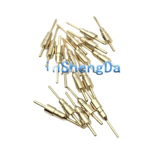 光针 镀锡 镀金 2.54MM 10个 单v针 圆孔针座 1P圆孔排母排针