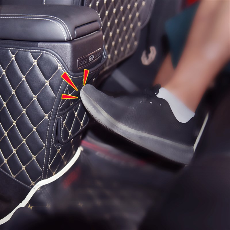 汽车改装用品后排中o央扶手箱防踢垫中控空调保护套专车定制