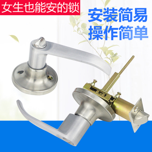 移动门锁三杆式门锁 铝合金门锁塑钢门锁彩钢门R锁 执手锁三杆锁