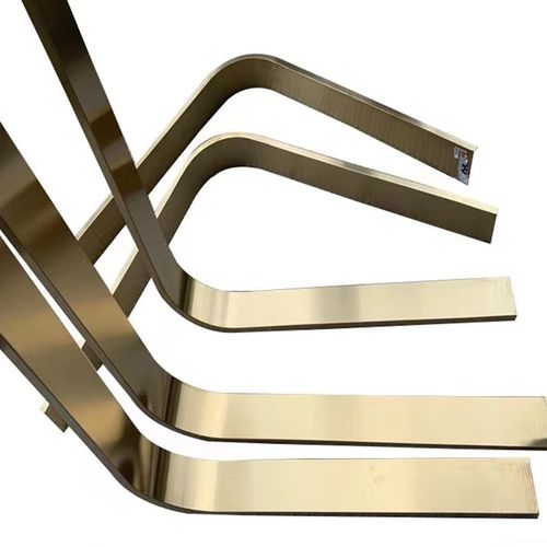 不锈钢吊顶弧形装饰条玫瑰金圆弧收边条天花圆形收口线.条造型定