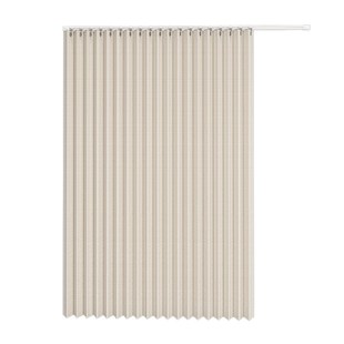 开放式衣柜遮挡帘l无门柜子防尘门帘免打孔衣帽间折叠帘子滑轨拉