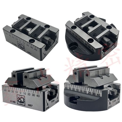 5轴老虎钳燕尾g可换钳口本体硬度58-62精磨可配零点快换底部可装