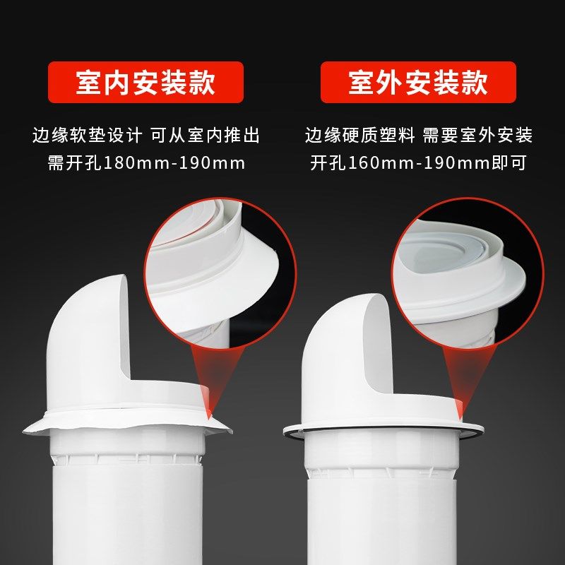 厨房油烟机防风帽玻璃孔防雨帽室外穿墙风帽外墙排烟排Y气口出风,电子/电工,室内新风系统,淘宝优惠券,粉丝福利购,淘宝优惠卷