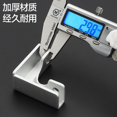 铝合金直角护角hTL型玻璃夹夹子瓷砖鱼缸固定夹卡槽花盆加固夹卡