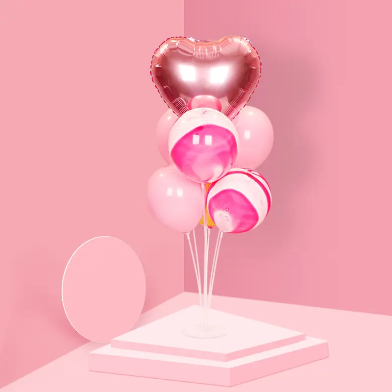 网红支架生日派对婚庆装饰立柱气球套餐桌飘装扮节日用品创意礼品