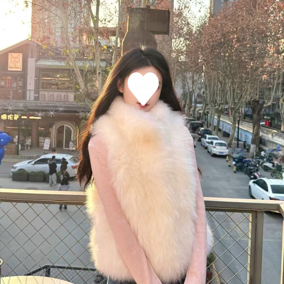 氛围感立体挺括落肩不挑身高百搭马甲狐狸毛仿皮草坎肩外套女,女装/女士精品,羊绒衫,淘宝优惠券,粉丝福利购,淘宝优惠卷