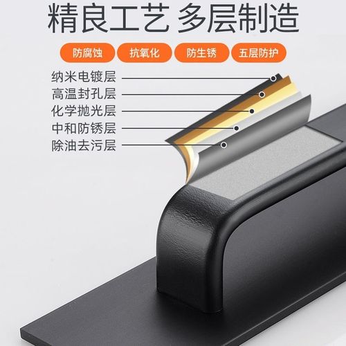 免打孔拉手推拉门把手衣柜门拉手厨房橱柜浴N室阳台玻璃移门把拉