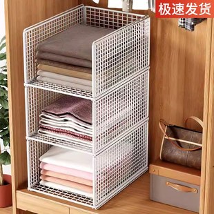 衣柜收纳分层g隔板分隔收纳神器衣物收纳整理架衣橱隔断分层架柜