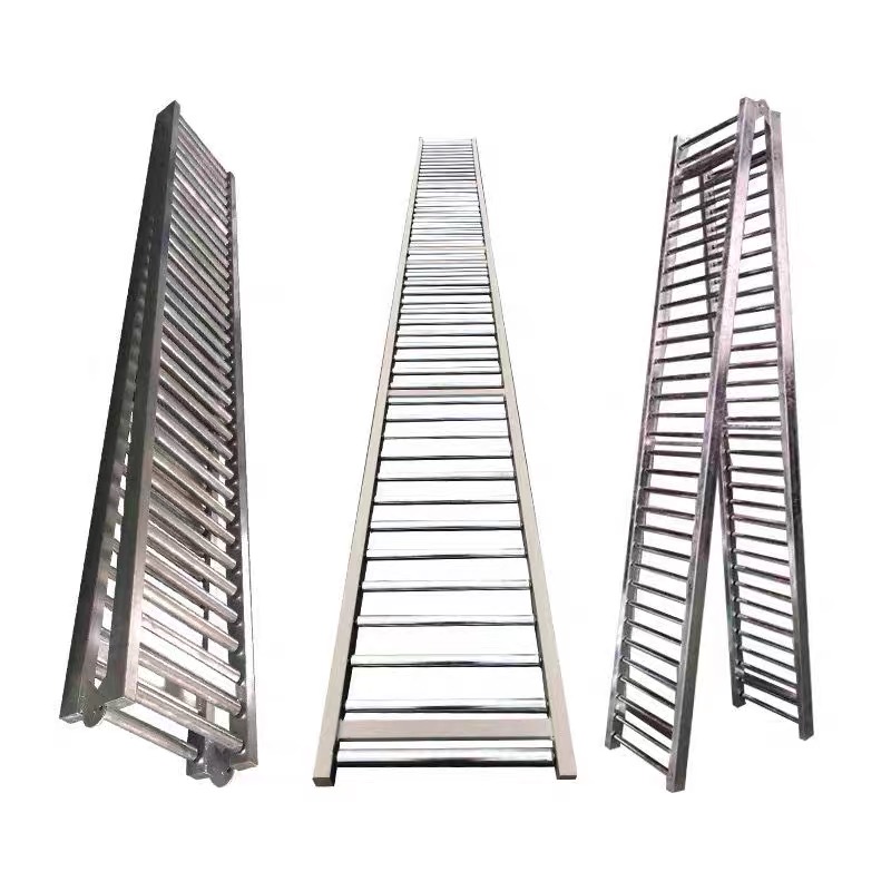 卸货滑梯滚筒式折k叠无动力装车下货柜传输送轻便卸货神器搬运神