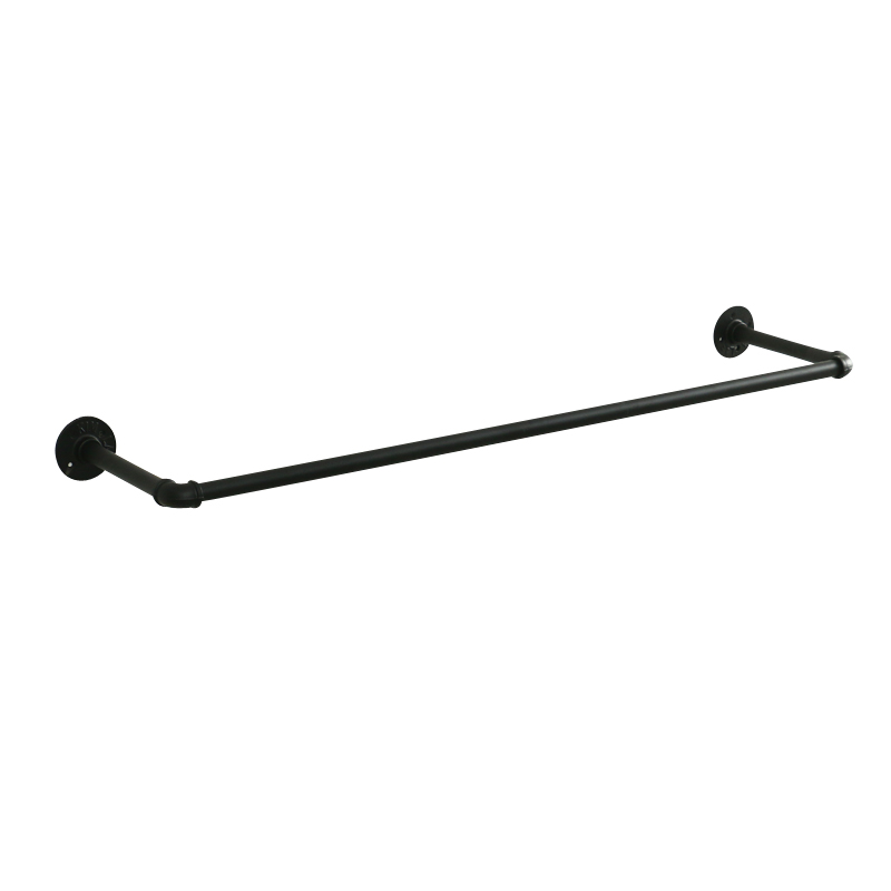 阳台晾衣杆打孔挂衣n杆顶装固定 墙上侧装凉晒架家用加厚U型衣杆