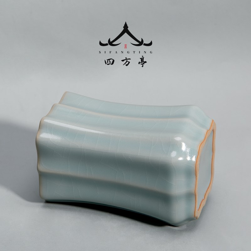 汝窑茶道六君子茶具p配件用品茶夹铜制笔刷茶刀套装大全