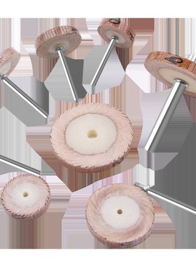 T型百叶磨头薄片活柄叶轮纱布打v磨抛光头边缘缝隙窄边3*20*25240