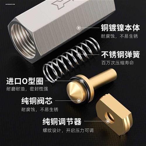 单向阀气动止回阀空压机气路逆止阀气体单项4分气阀W气泵气管接头